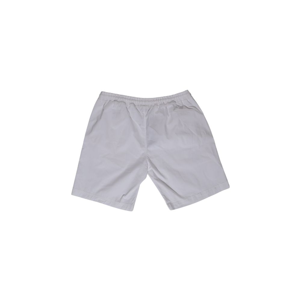 Refrigiwear Weiße Baumwoll-Bermudashorts