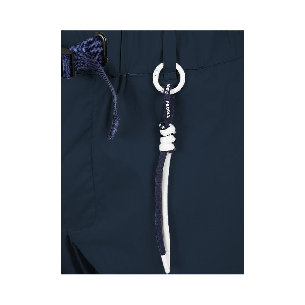 People Of Shibuya Blue Cotton Men Pants