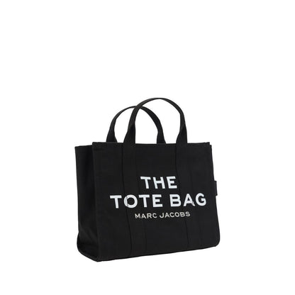 Schwarze Baumwollhandtasche von Marc Jacobs