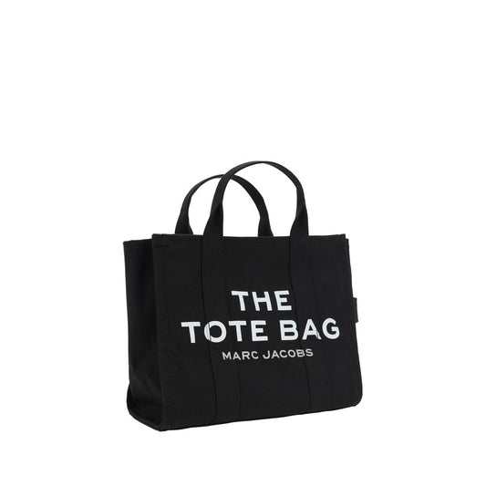 Schwarze Baumwollhandtasche von Marc Jacobs