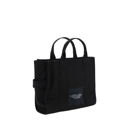 Schwarze Baumwollhandtasche von Marc Jacobs