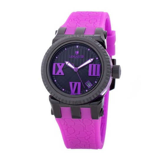 Lancaster Lila Synthetik-Armbanduhr