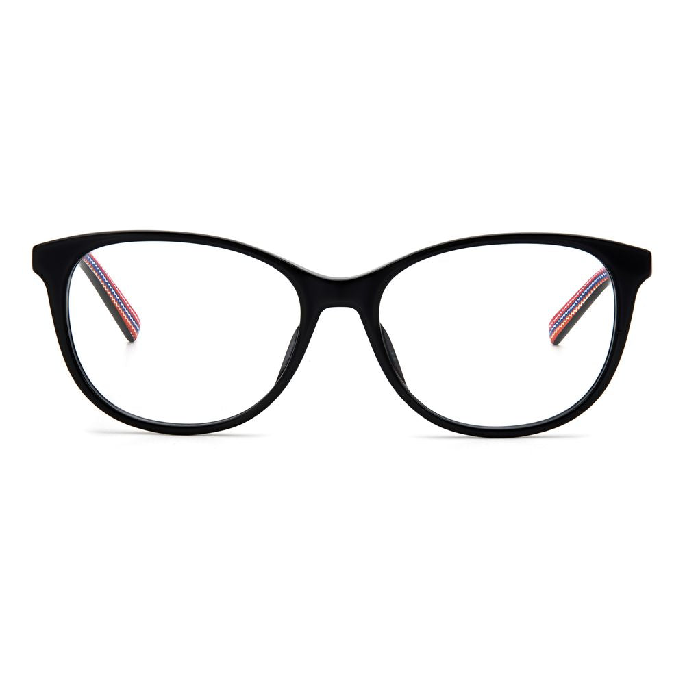 M Missoni Schwarze Acetat-Brille (Gestell)