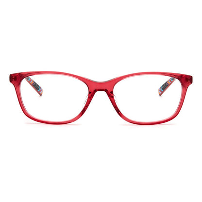 M Missoni Rote Acetat-Brille (Gestell)