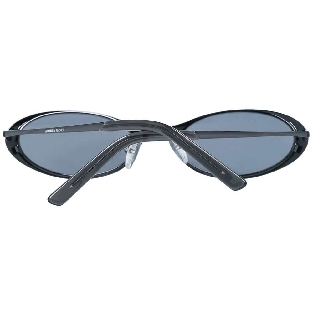 More &amp; More Sonnenbrille aus schwarzem Metall