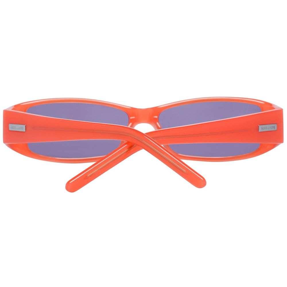 More &amp; More Sonnenbrille aus orangefarbenem Kunststoff