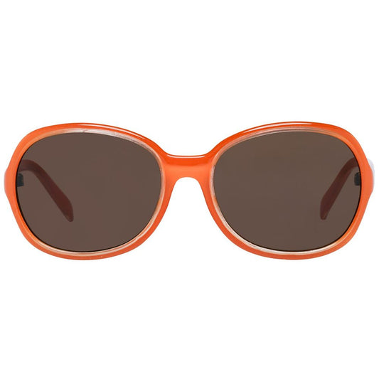 More &amp; More Sonnenbrille aus orangefarbenem Kunststoff