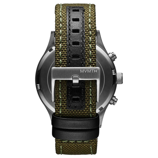 MVMT Grüne Stoffarmbanduhr