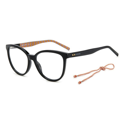 M Missoni Schwarze Acetatrahmen