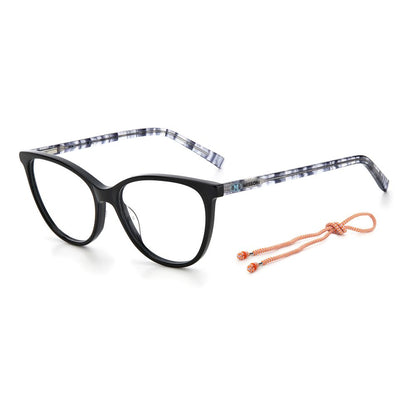 M Missoni Schwarze Acetatrahmen