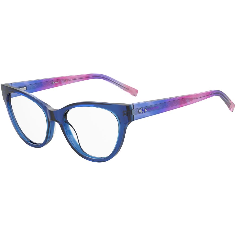 M Missoni Blaue Acetatrahmen