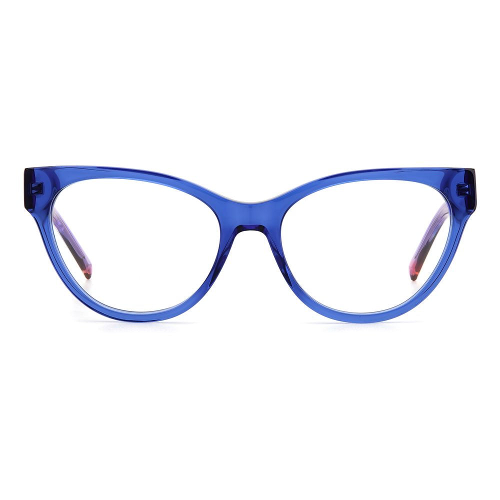 M Missoni Blaue Acetatrahmen