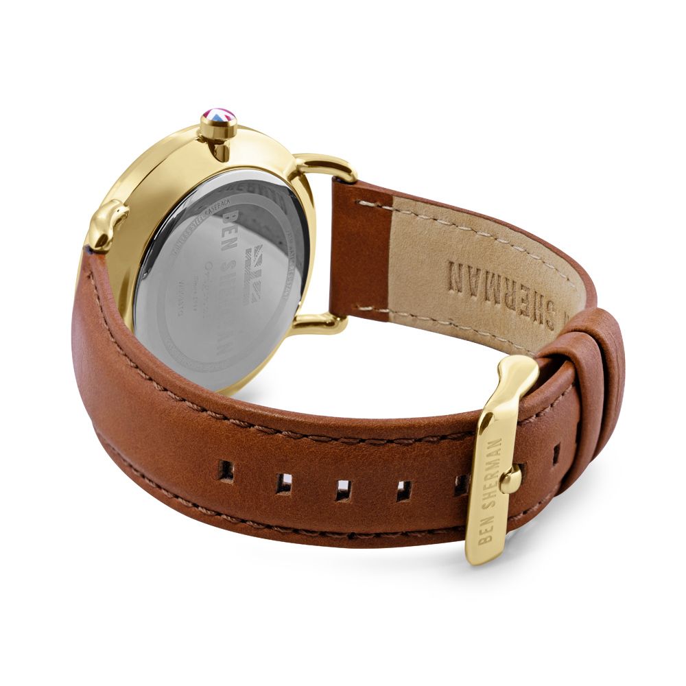 Ben Sherman – Braune Lederuhr