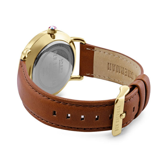 Ben Sherman – Braune Lederuhr