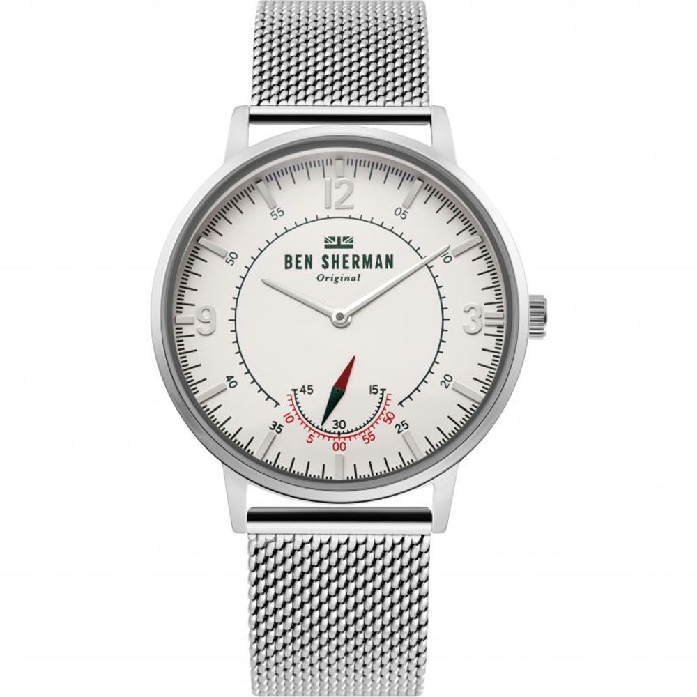 Ben Sherman – Silberne Edelstahluhr