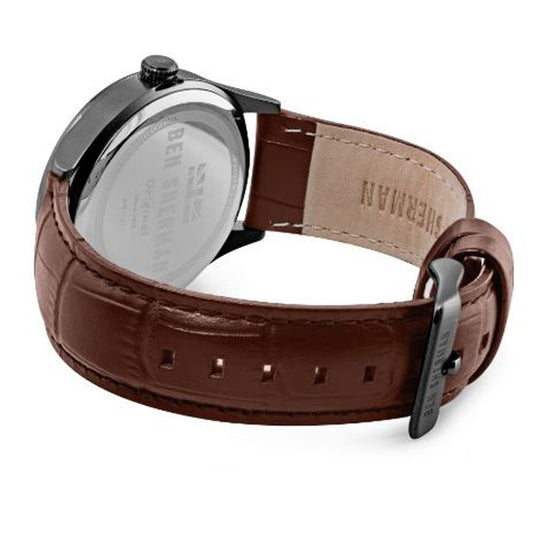 Ben Sherman – Braune Lederuhr
