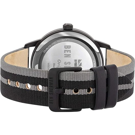 Ben Sherman – Graue Stoffuhr