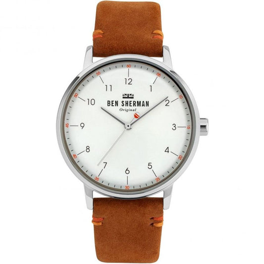 Ben Sherman – Braune Stoffuhr