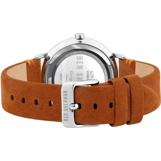 Ben Sherman – Braune Stoffuhr