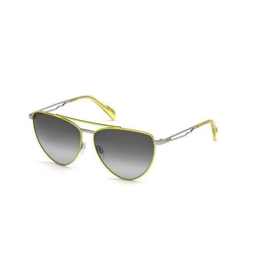 Just Cavalli Sonnenbrille aus gelbem Metall