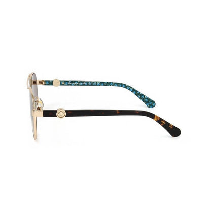 Kate Spade Sonnenbrille aus goldenem Metall