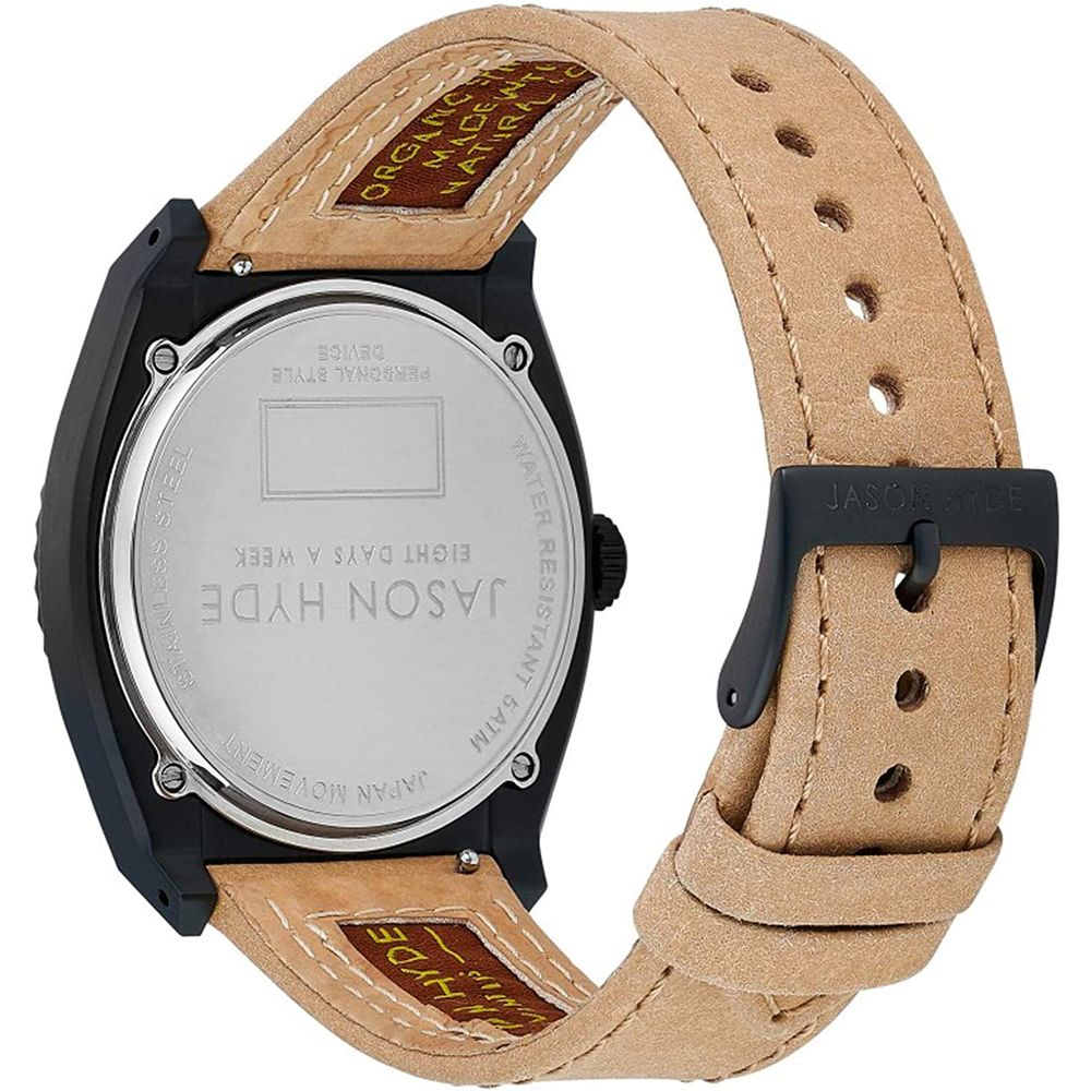 Jason Hyde Armbanduhr aus braunem Papier