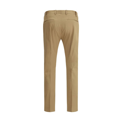 PT Torino Beige Cotton Casual Pants