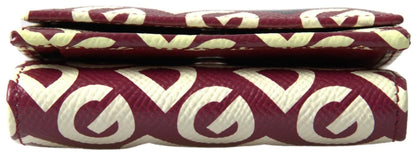 Dolce &amp; Gabbana – Mehrfarbige Geldbörse aus französischem Leder mit DG-Logo „Mania“