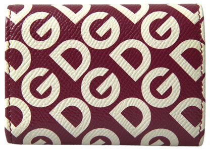 Dolce &amp; Gabbana – Mehrfarbige Geldbörse aus französischem Leder mit DG-Logo „Mania“