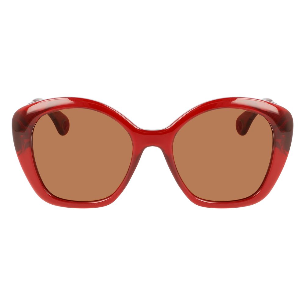 Lanvin – Rote Sonnenbrille mit Bio-Injektion