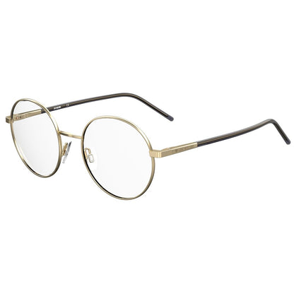 Love Moschino Roségoldfarbene Metallbrille (Gestell)