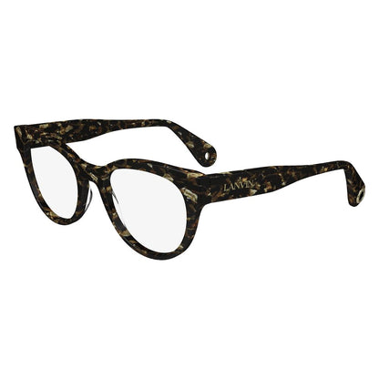 Lanvin Braune Acetat-Brille (Gestell)