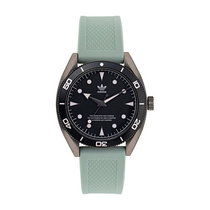 Adidas Grüne Synthetik-Sportuhr