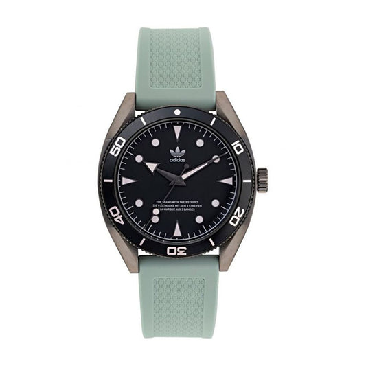 Adidas Grüne Synthetik-Sportuhr