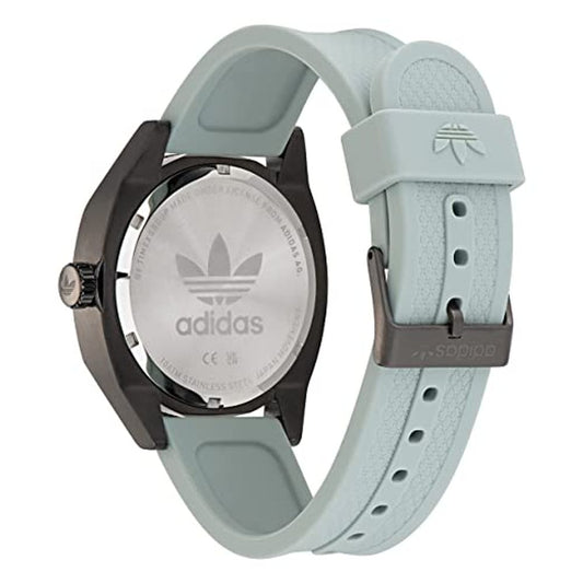 Adidas Grüne Synthetik-Sportuhr