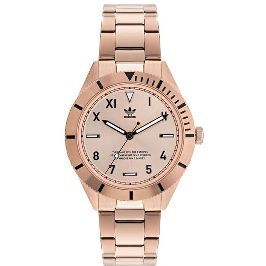 Adidas Armbanduhr mit mehrfarbigem Zifferblatt aus Edelstahl