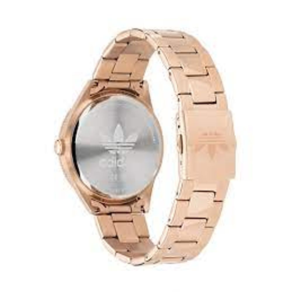 Adidas Armbanduhr mit mehrfarbigem Zifferblatt aus Edelstahl