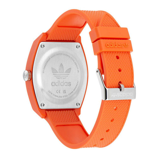 Adidas Orange Synthetik Sportuhr