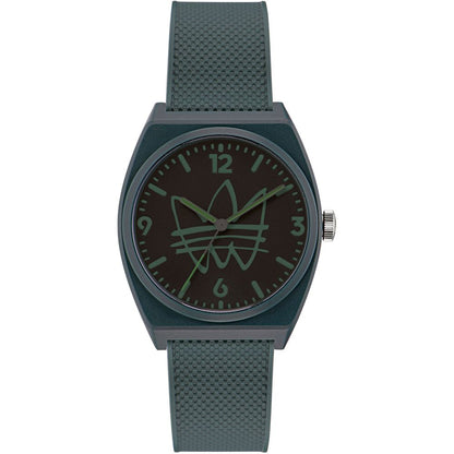 Adidas Grüne Synthetik-Sportuhr