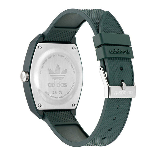 Adidas Grüne Synthetik-Sportuhr