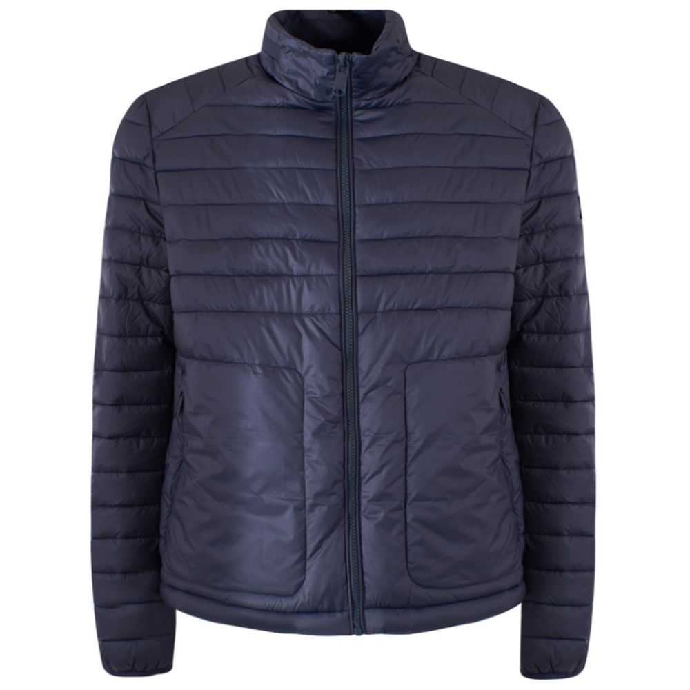 Yes Zee Blaue Nylon-Leichtjacke für Herren