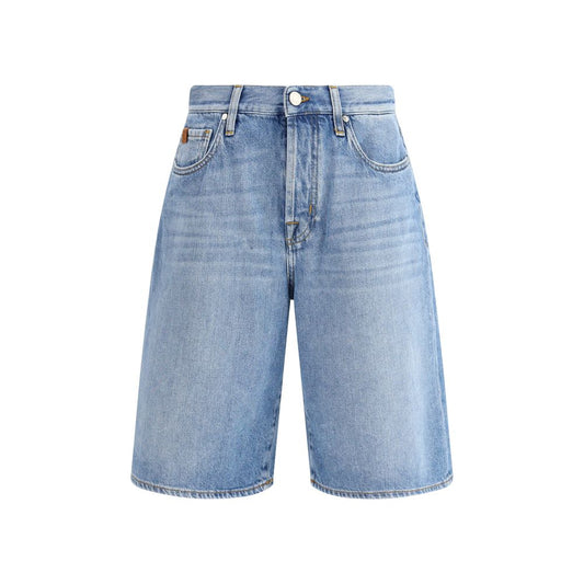 Jacob Cohen Blaue Baumwoll-Bermudashorts