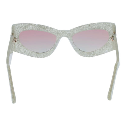 GCDS – Silberne Unisex-Sonnenbrille