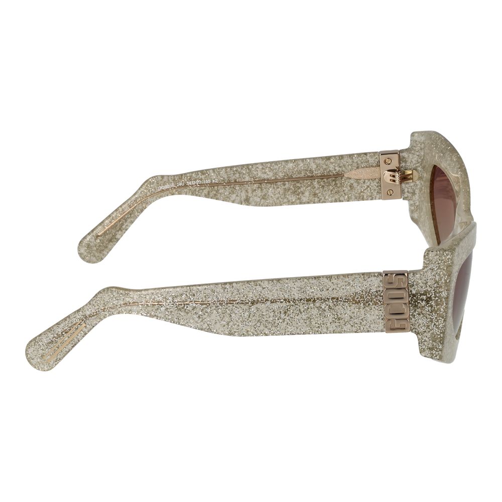 GCDS – Silberne Unisex-Sonnenbrille