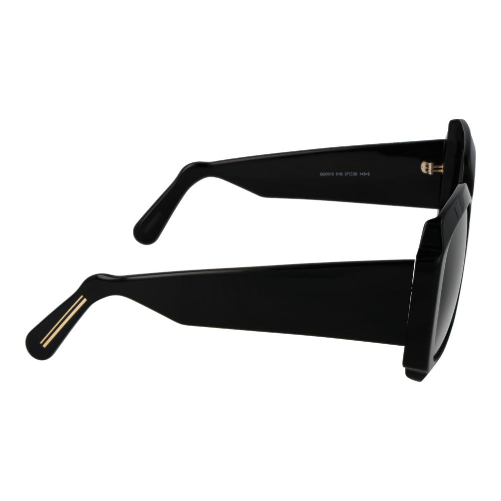 GCDS Schwarze Unisex-Sonnenbrille