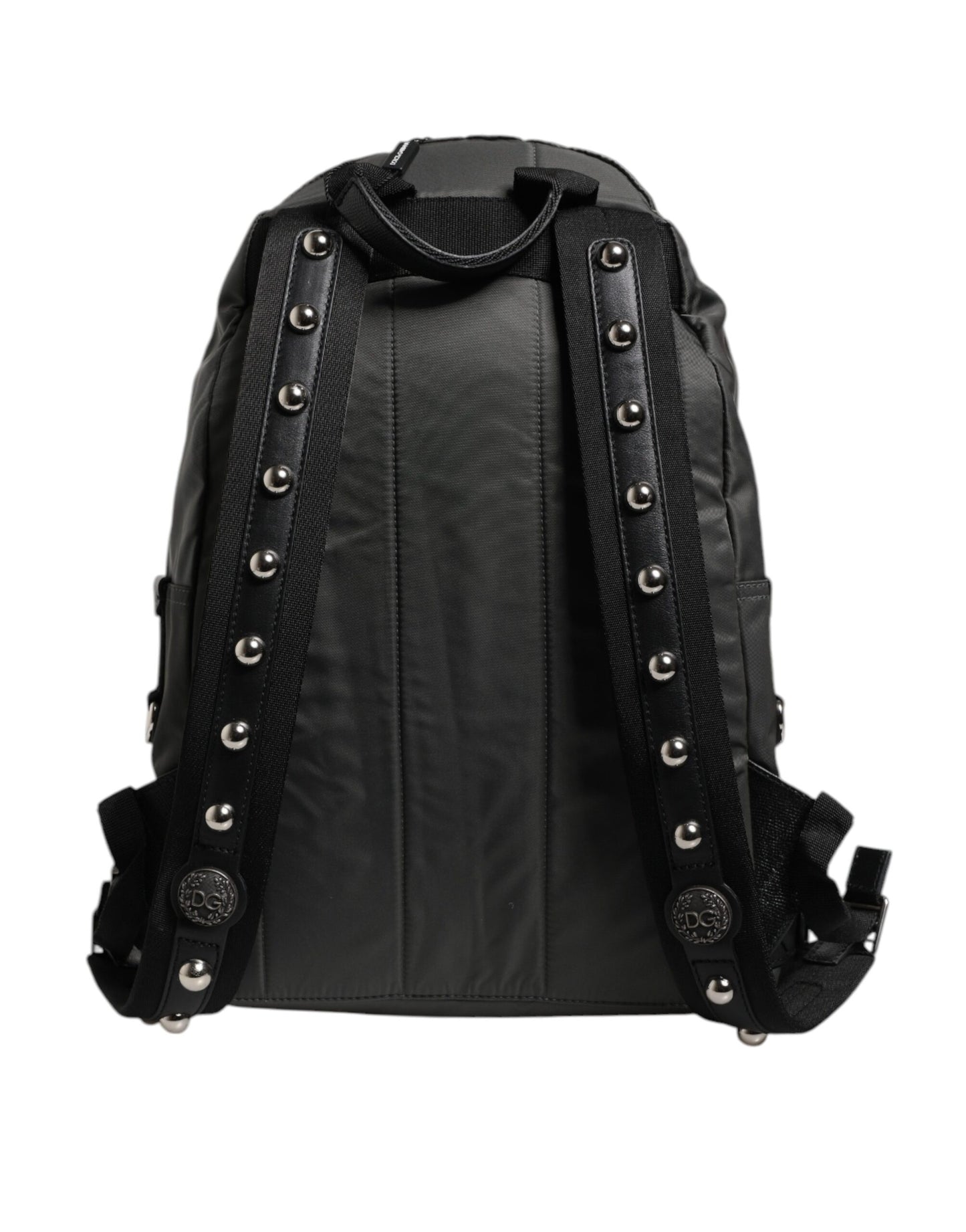 Dolce &amp; Gabbana Grauer Nylon-Rucksack Prince Forever für die Schule und Reisen