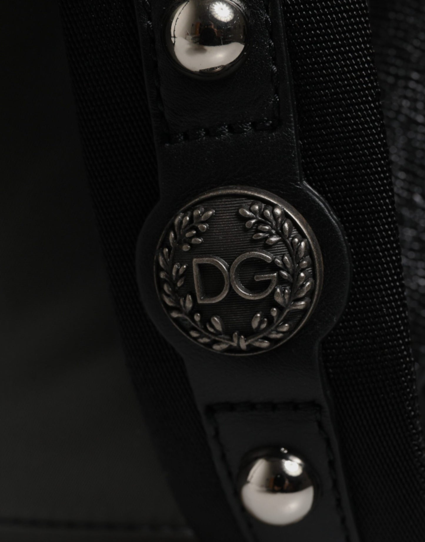 Dolce &amp; Gabbana Grauer Nylon-Rucksack Prince Forever für die Schule und Reisen