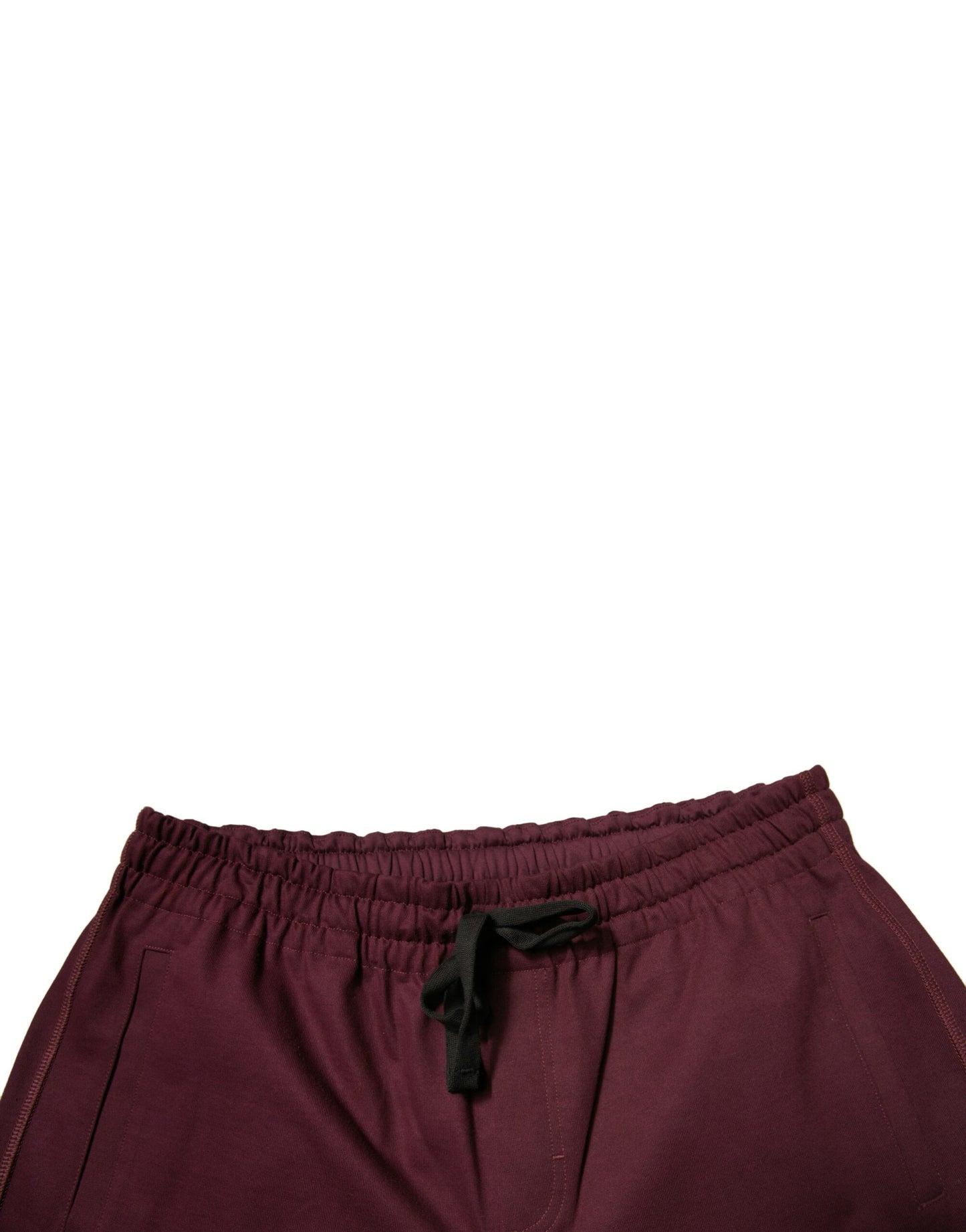 Dolce &amp; Gabbana – Kastanienbraune Bermudashorts aus Baumwolle mit mittlerer Taille