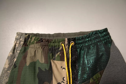 Dolce &amp; Gabbana – Jogginghose aus Baumwolle mit mehrfarbigem Patchwork