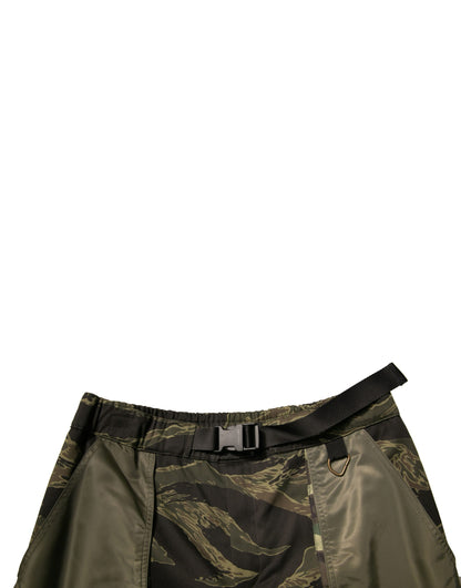 Dolce &amp; Gabbana Grüne Cargo-Jogginghose aus Baumwolle